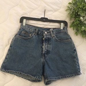 LIKE NEW CALVIN KLEIN HIGH WAISTED SHORTS 90S